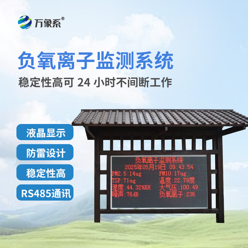 ??從數(shù)據(jù)到健康：負(fù)氧離子環(huán)境監(jiān)測(cè)站如何守護(hù)我們的呼吸質(zhì)量？