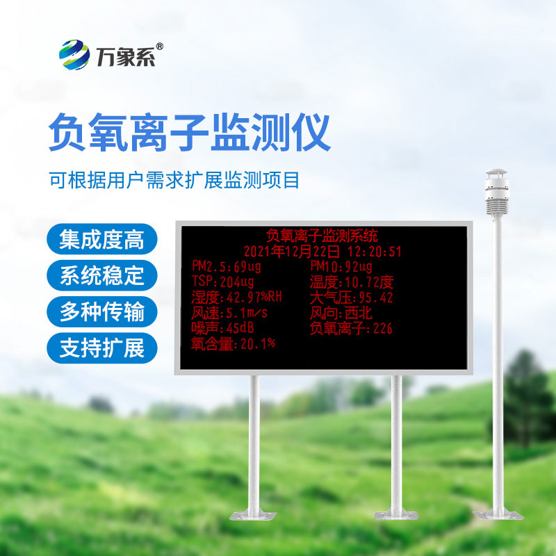 空氣負(fù)氧離子監(jiān)測站